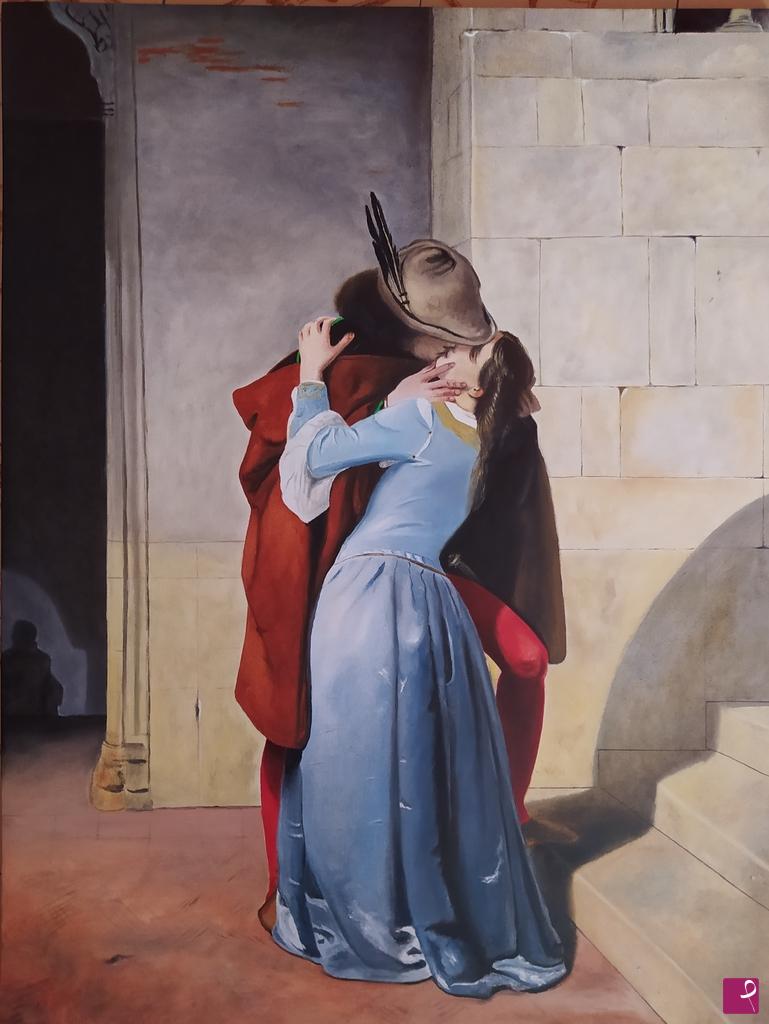 quadri in vendita online - Il bacio prima versione