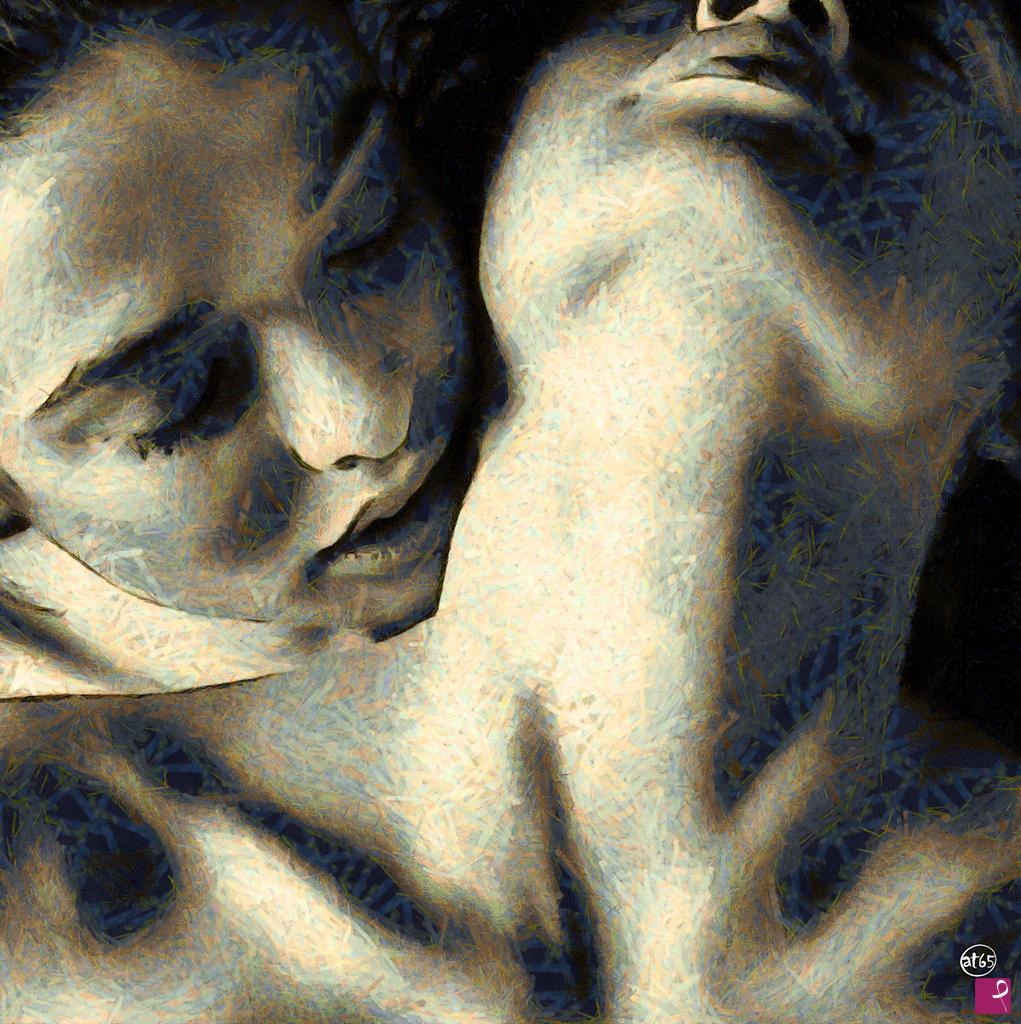 quadri in vendita online - Il bacio (studio #1)