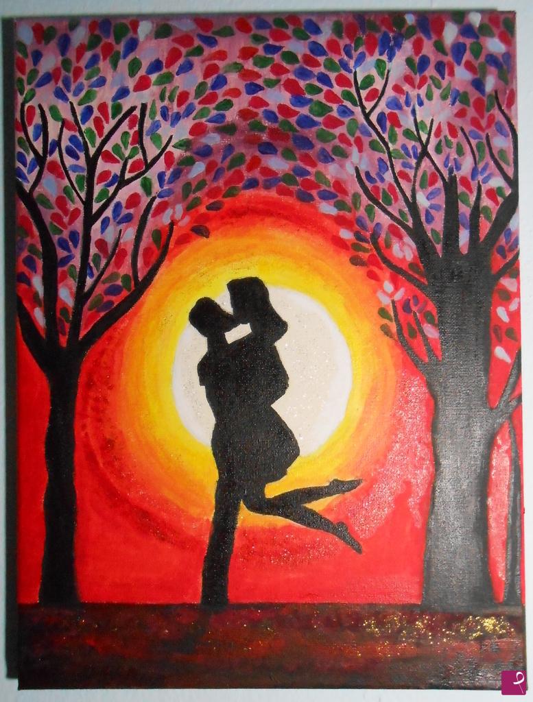 quadri in vendita online - Il Bacio (Valore: Passione)