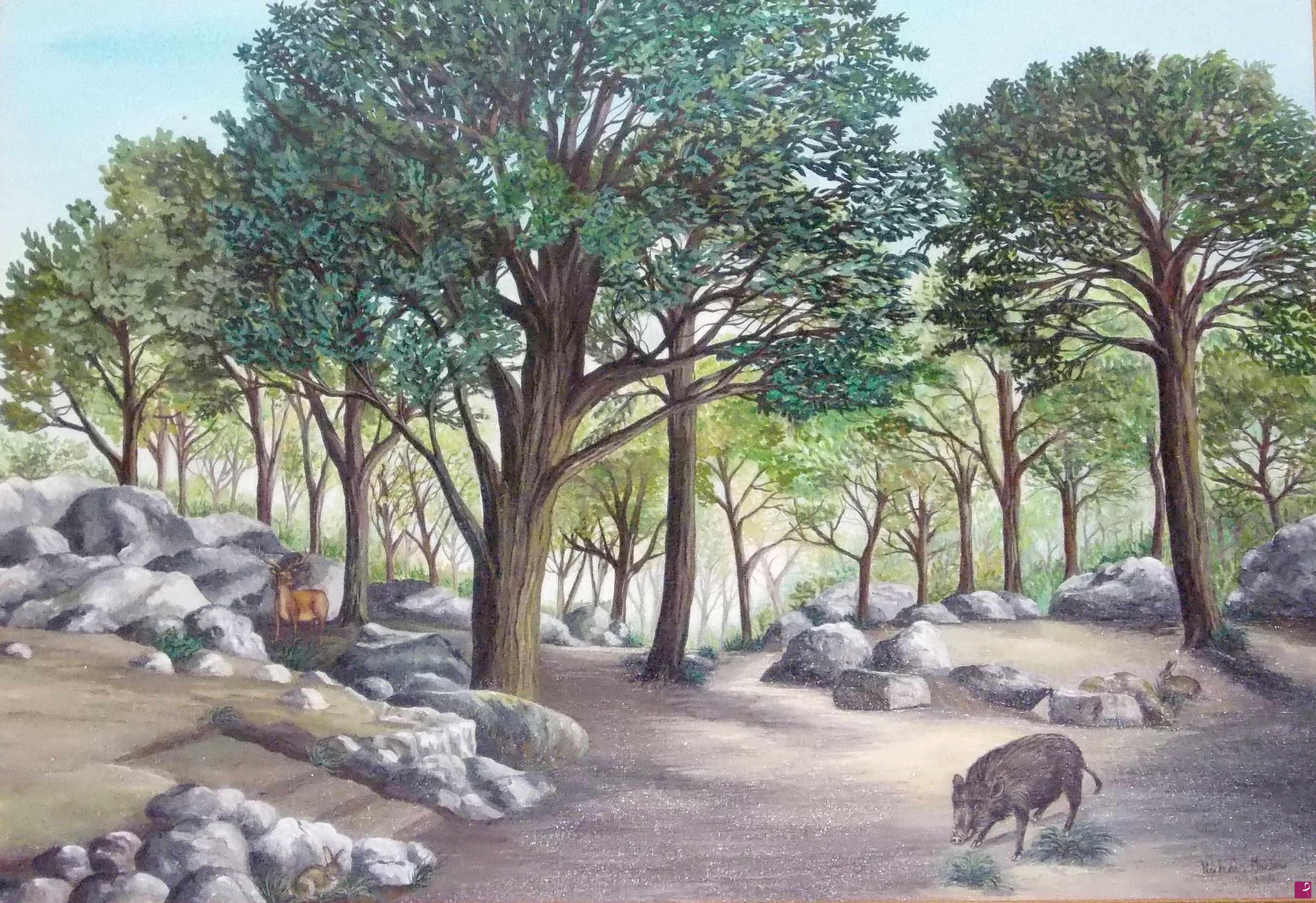 quadri in vendita online - Il bosco
