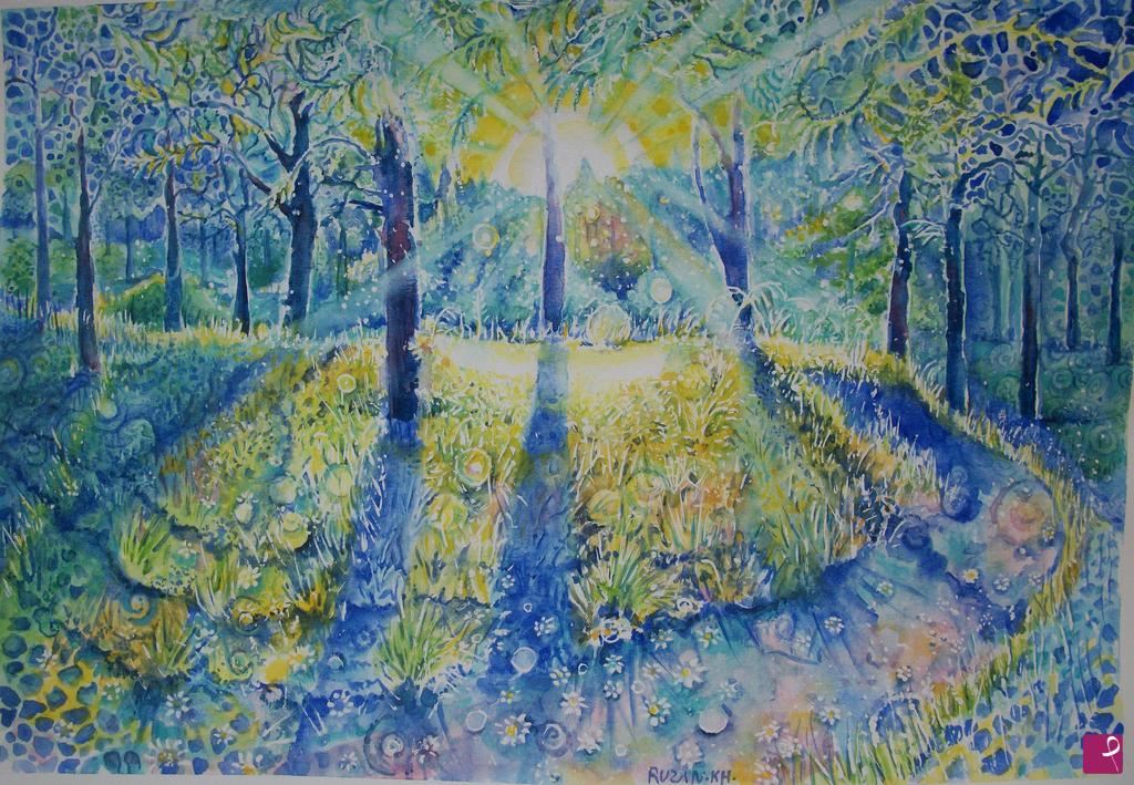 quadri in vendita online - Il bosco magico 