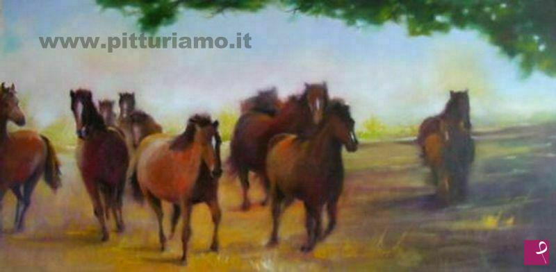 quadri in vendita online - Il branco