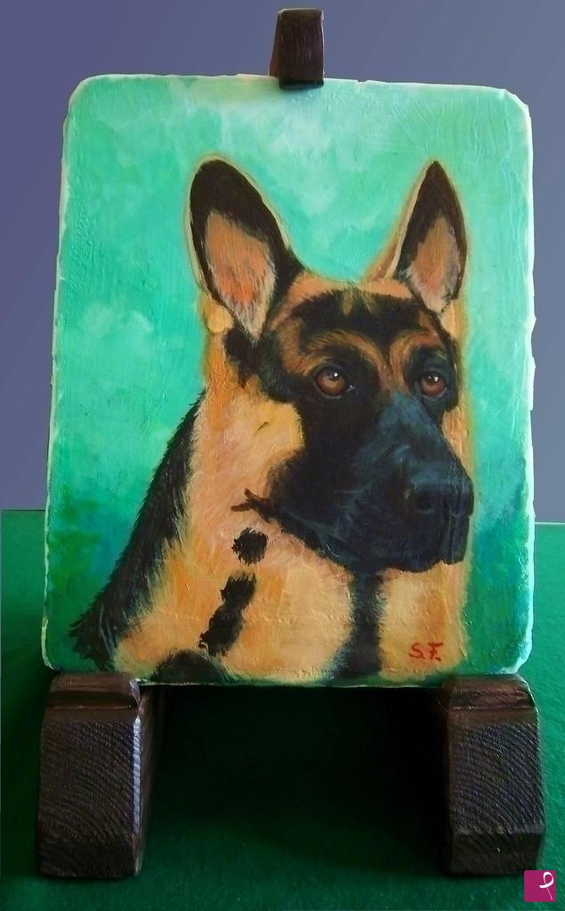 quadri in vendita online - Il cane di Mario