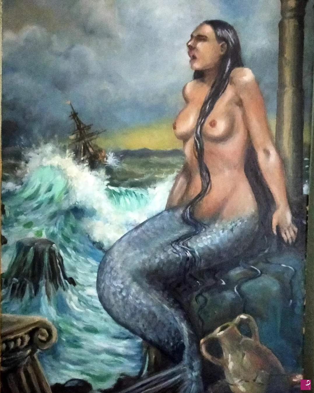 quadri in vendita online - Il canto della sirena