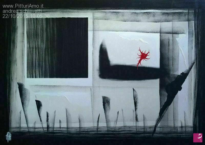 quadri in vendita online - IL CAVALIERE ROSSO