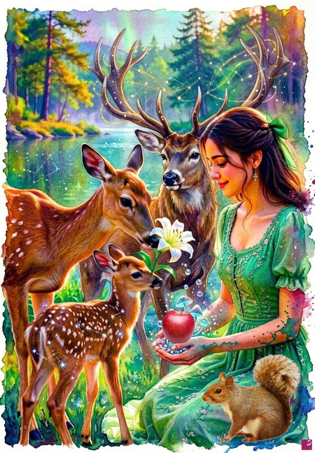 quadri in vendita online - IL CUORE NEL BOSCO