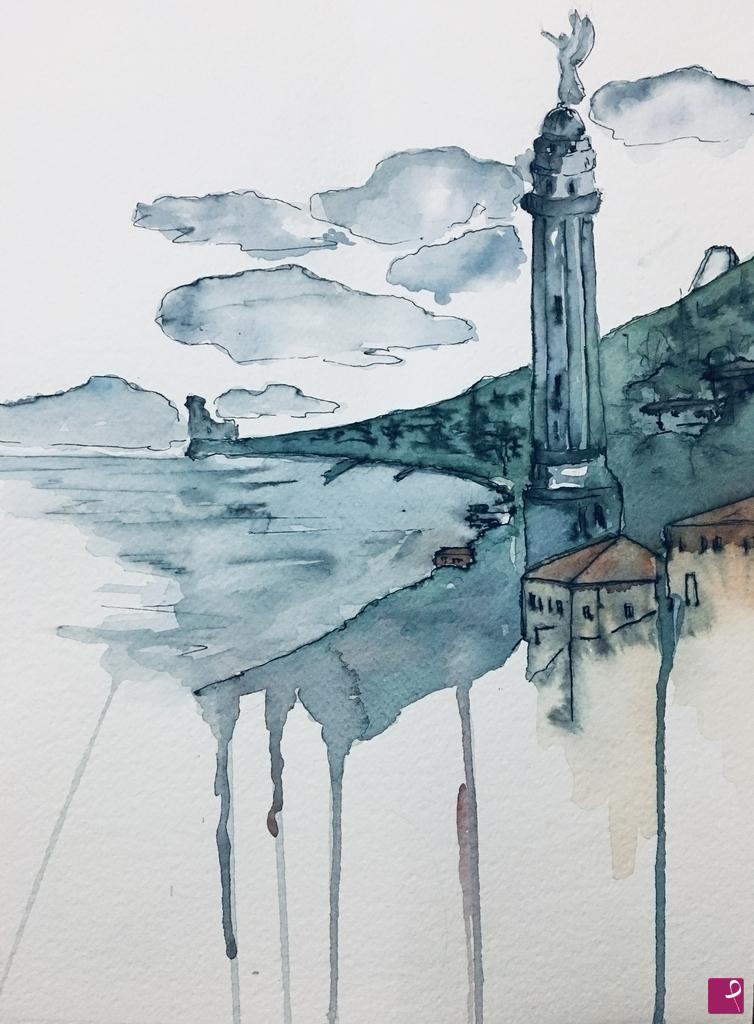 quadri in vendita online - Il faro della Vittoria, Trieste