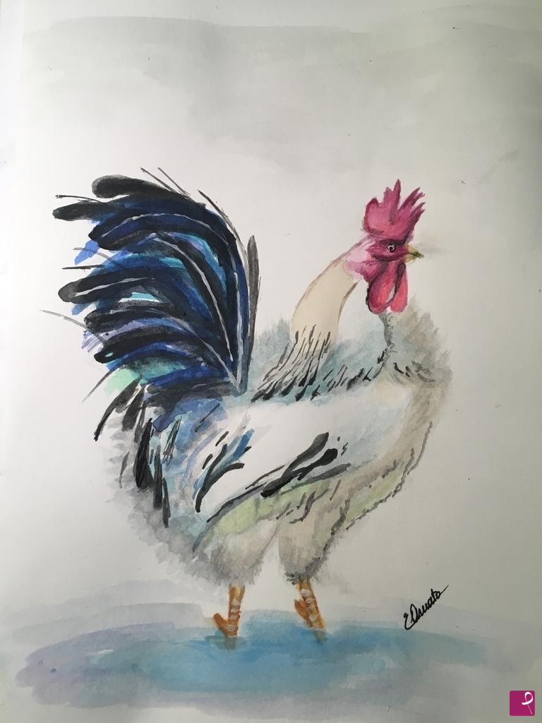 quadri in vendita online - Il gallo
