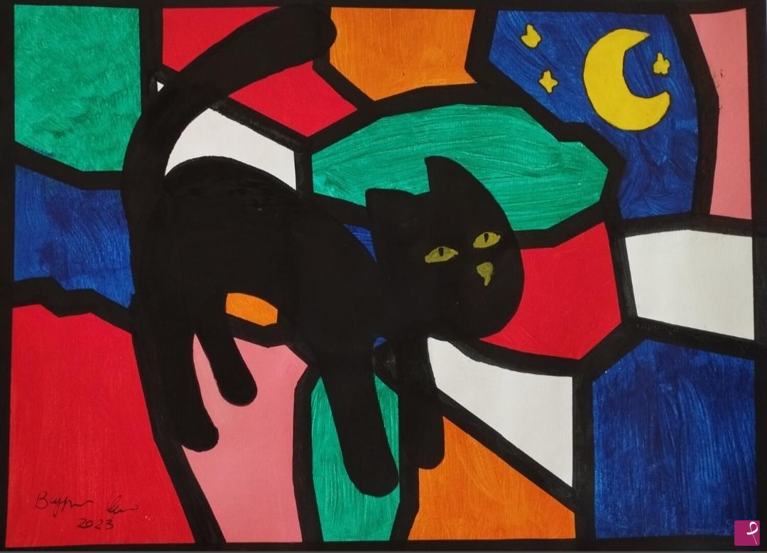 quadri in vendita online - Il Gatto Nero - Patchwork nr. 3