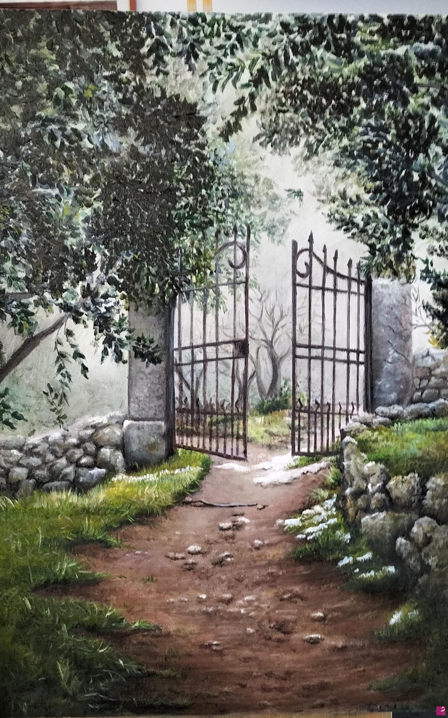 quadri in vendita online - Il giardino segreto
