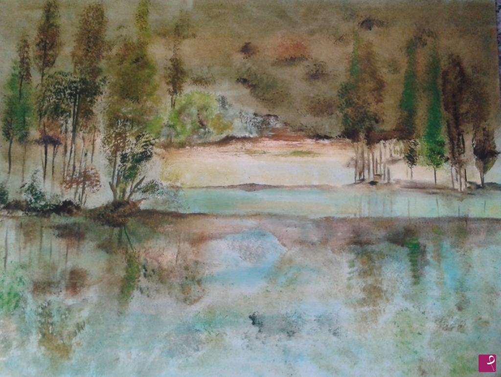 quadri in vendita online - Il lago