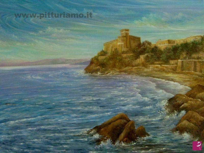 quadri in vendita online - Il mare di Lerici
