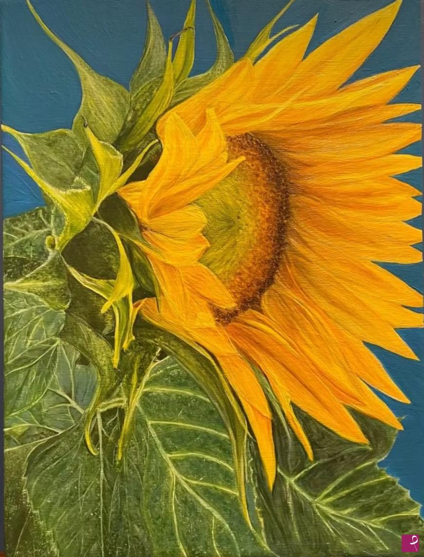 quadri in vendita online - “ Il mio girasole “