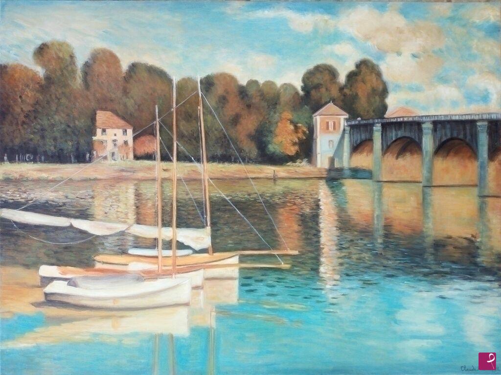 quadri in vendita online - IL PONTE DI ARGENTEUIL