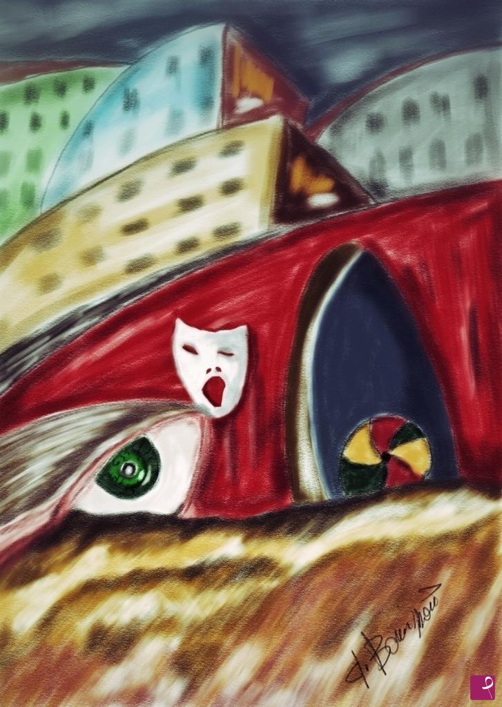 quadri in vendita online - IL TEATRO DELLE MASCHERE 