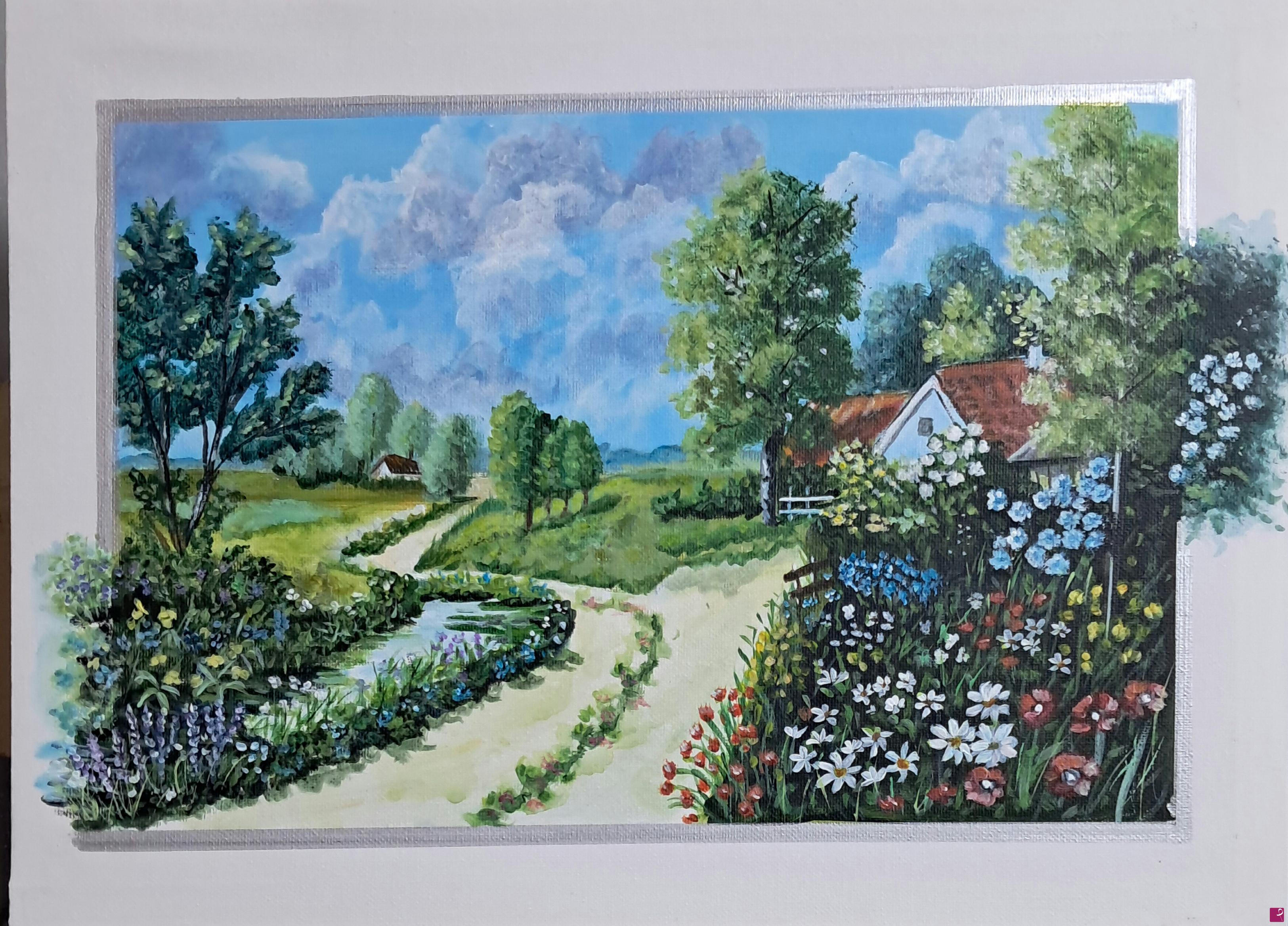 quadri in vendita online - Il torrente 