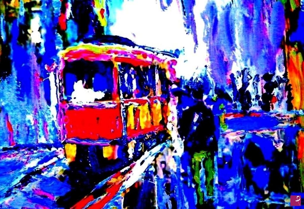 quadri in vendita online - Il Tram degli invisibili