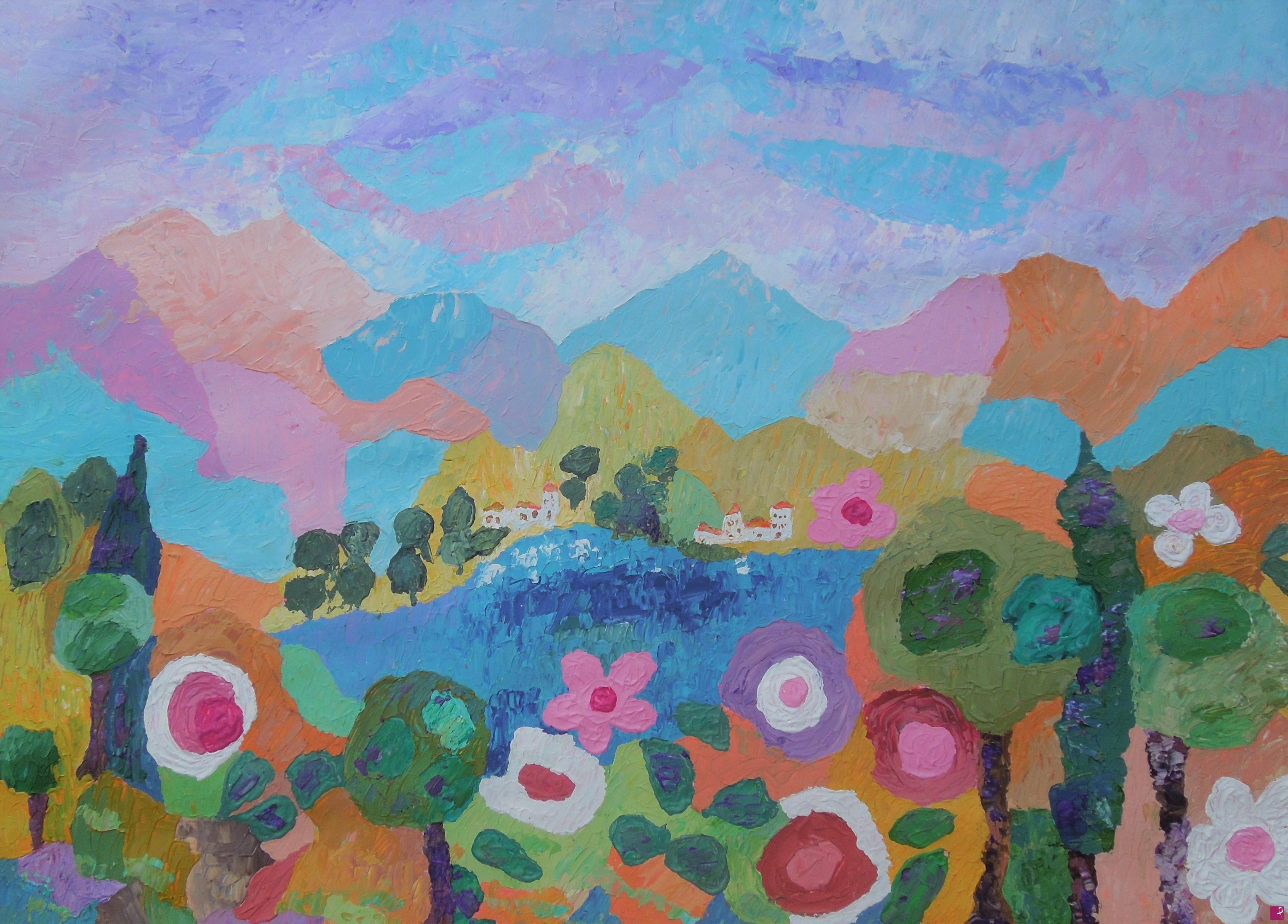 quadri in vendita online - Imaginary landscape - 586