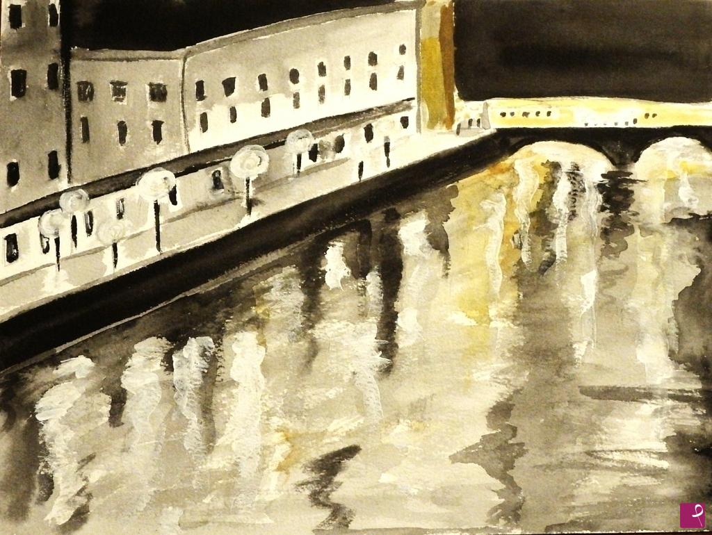 quadri in vendita online - impressioni notturne