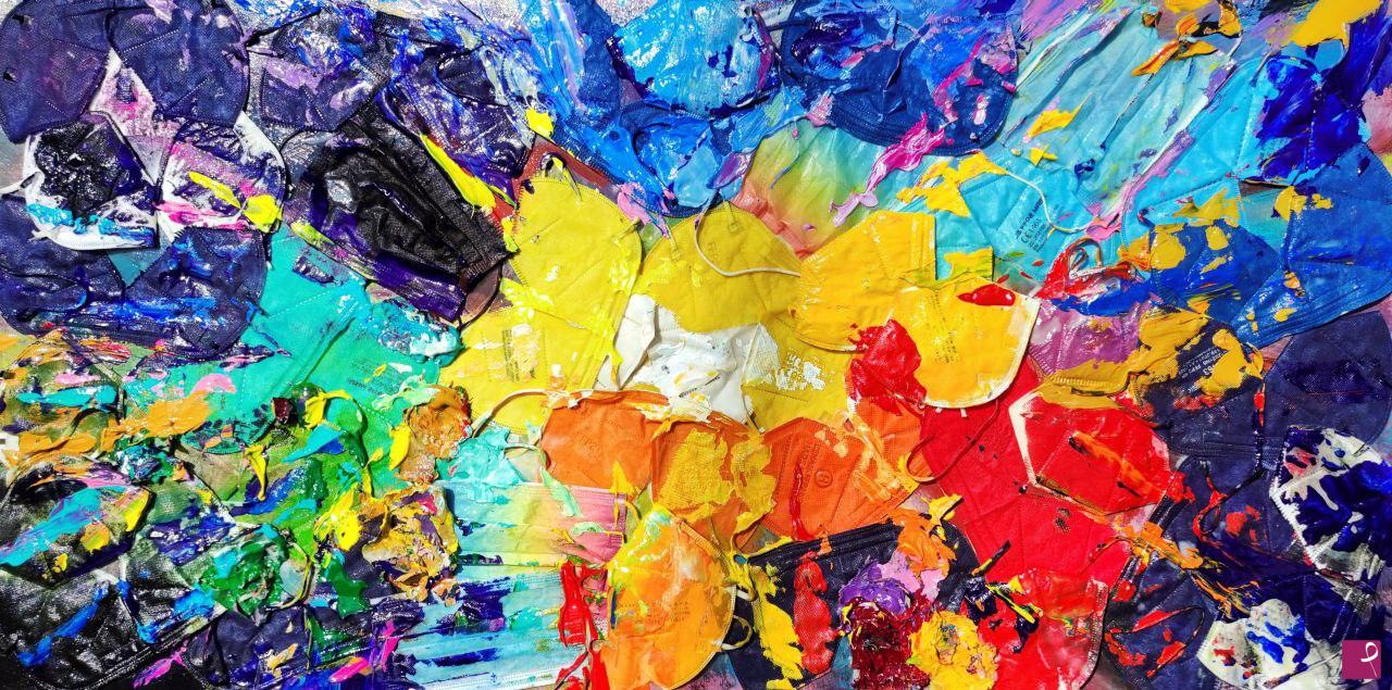quadri in vendita online - impressionismo concettuale: mascherine