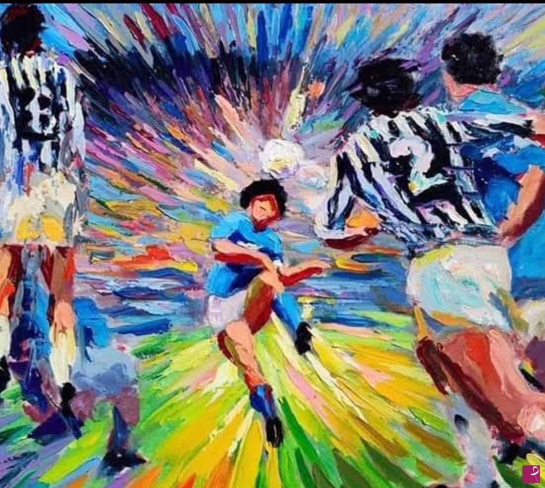 quadri in vendita online - Impressionismo pop...Maradona