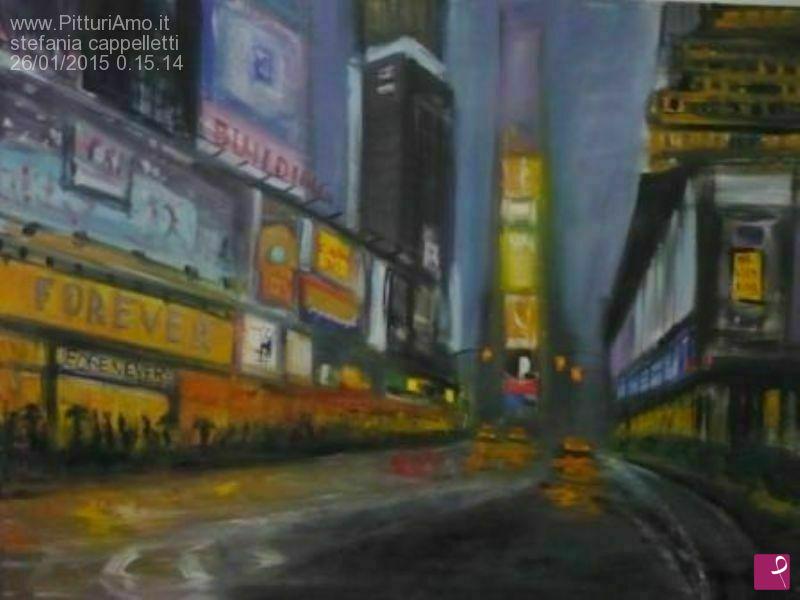 quadri in vendita online - IN THE RAIN  NY