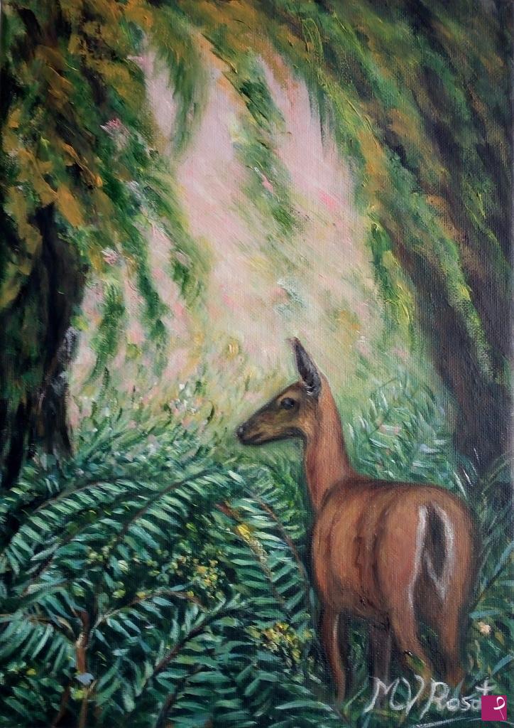 quadri in vendita online - INCONTRI NEL BOSCO