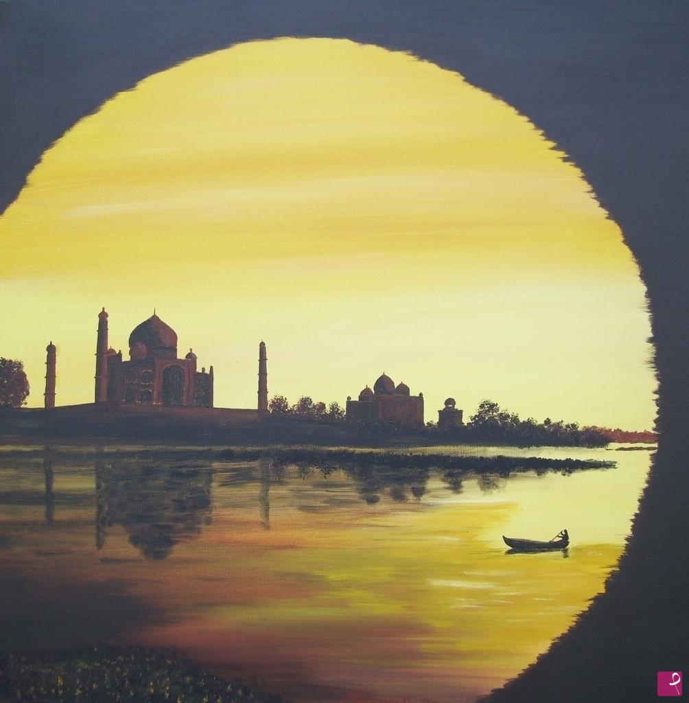 quadri in vendita online - India - Il Taj Mahal