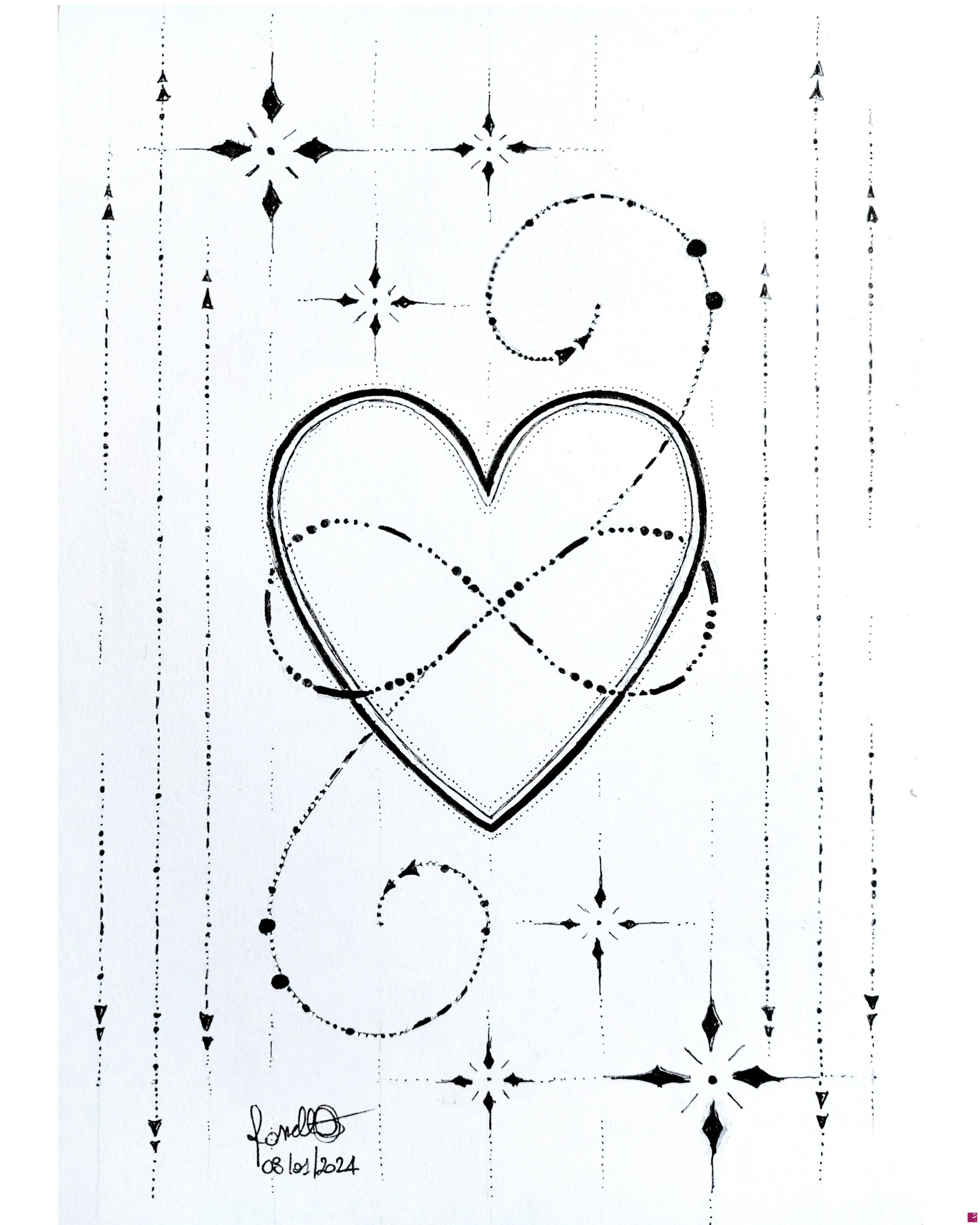 quadri in vendita online - Infinito - Sketch