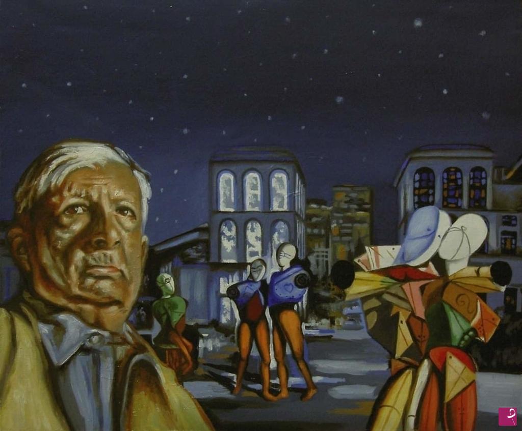 quadri in vendita online - Insieme di De Chirico
