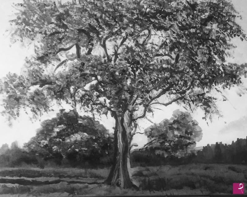 quadri in vendita online - IO E L'ALBERO