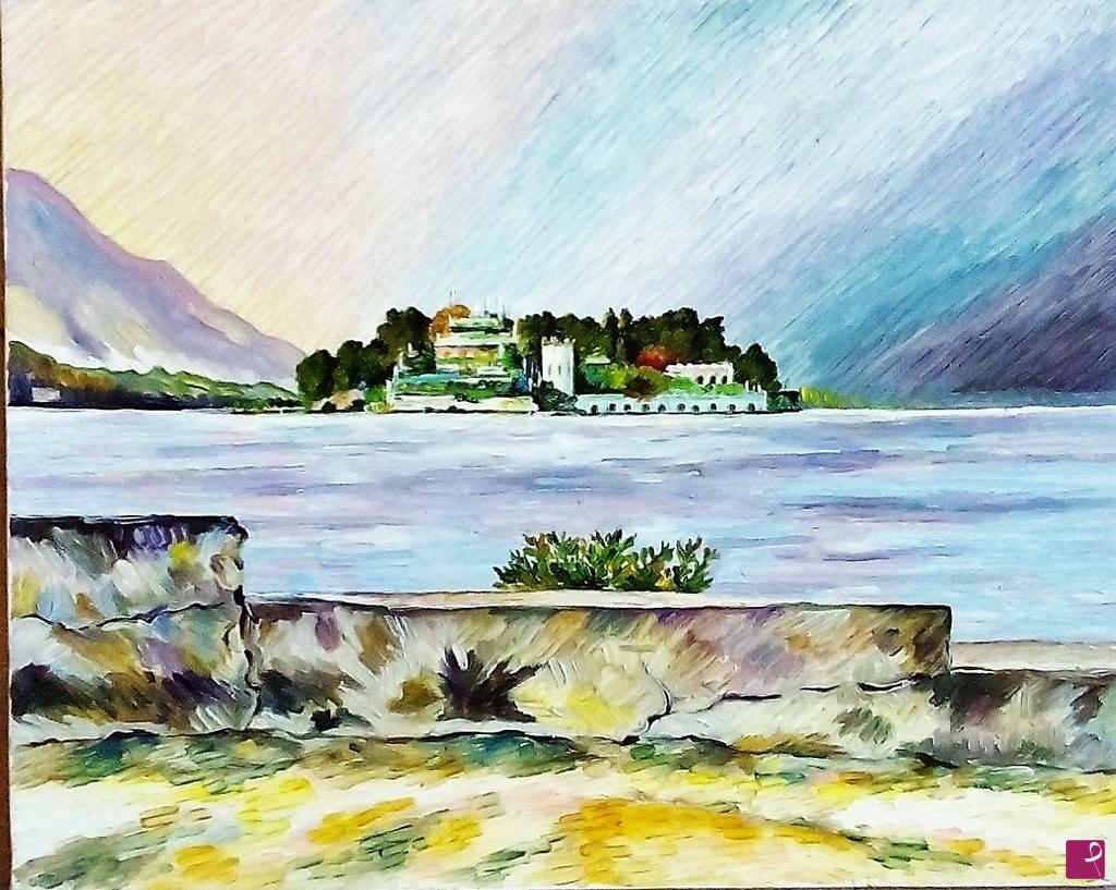 quadri in vendita online - ISOLA BELLA DAL MURETTO  - STRESA (2016)