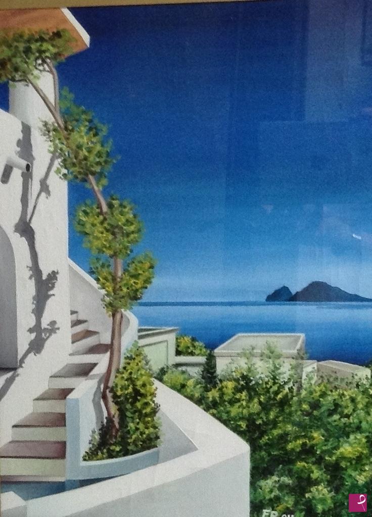quadri in vendita online - Isola mediterranea