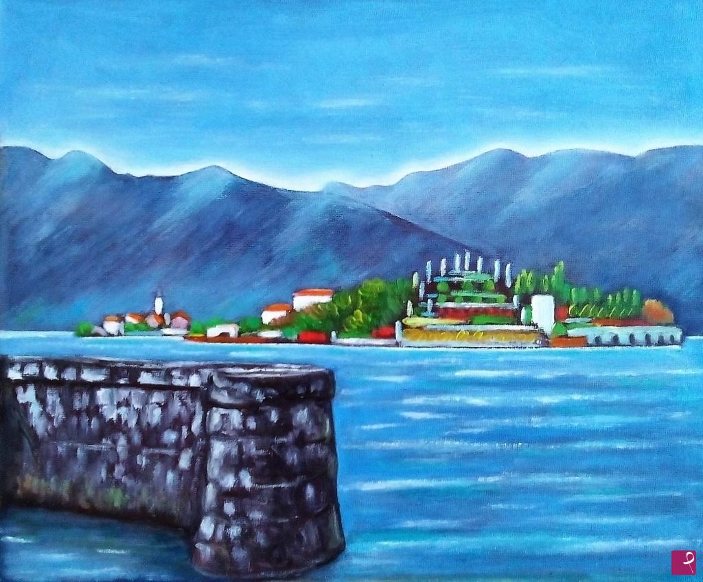 quadri in vendita online - ISOLE DAL MOLO - STRESA (2017)