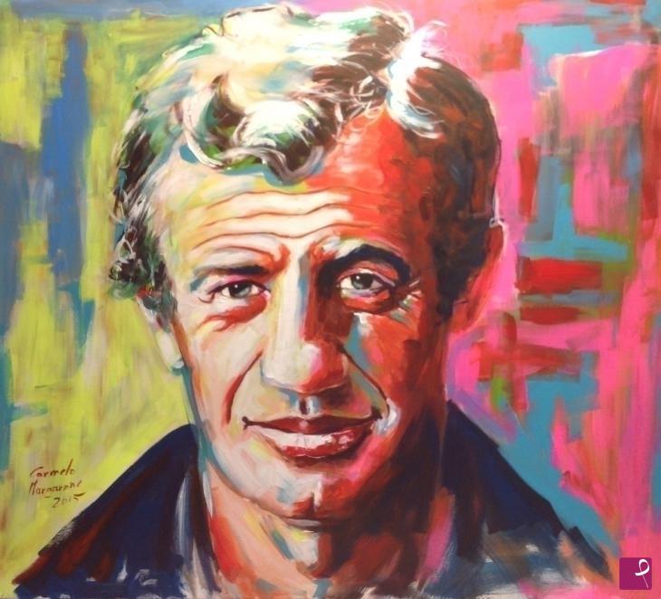 quadri in vendita online - Jean-Paul Belmondo