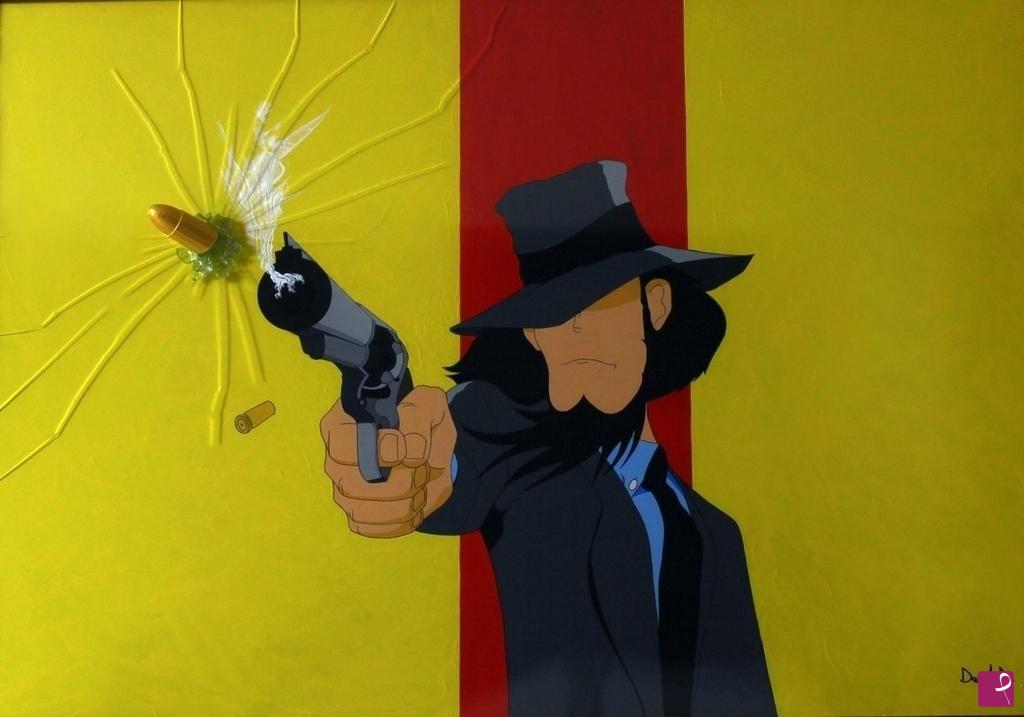 quadri in vendita online - Jigen (Lupin III)
