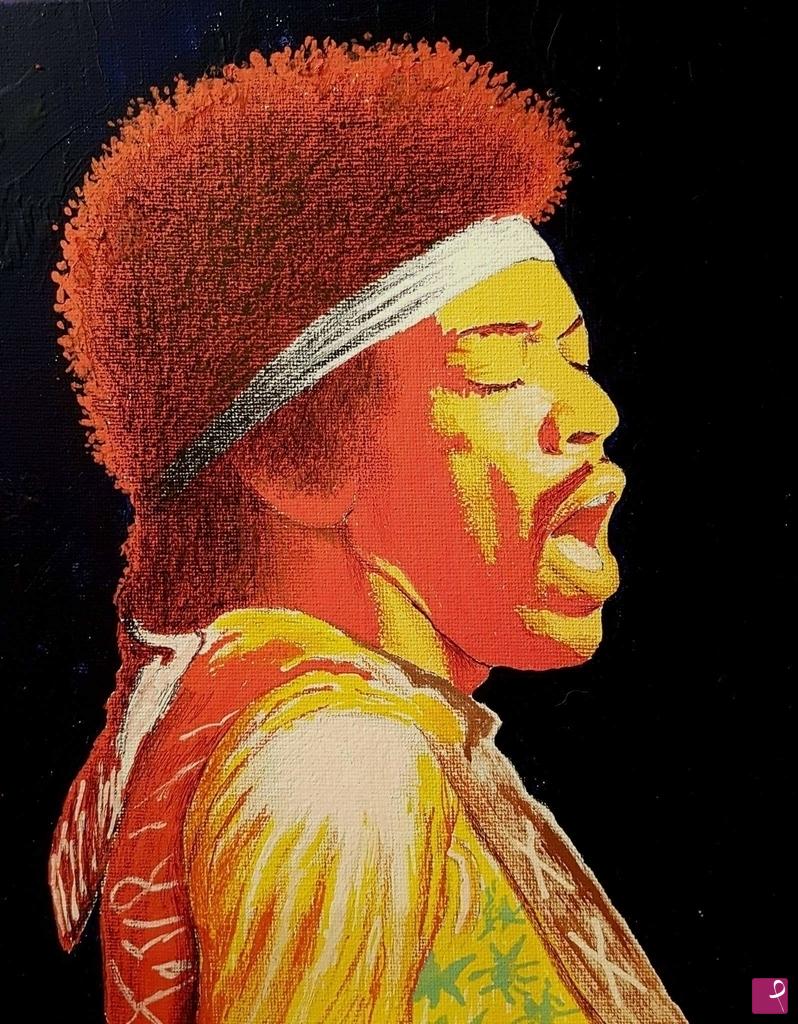 quadri in vendita online - Jimi hendrix