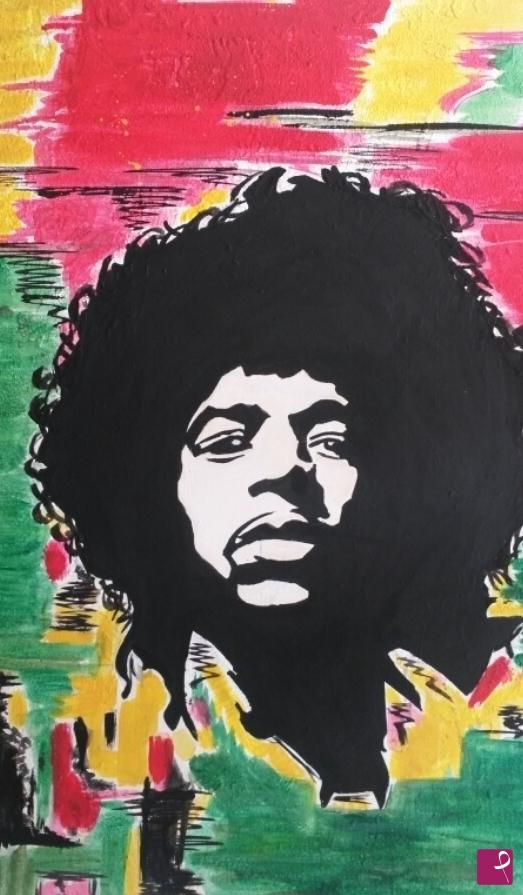 quadri in vendita online - Jimi Hendrix