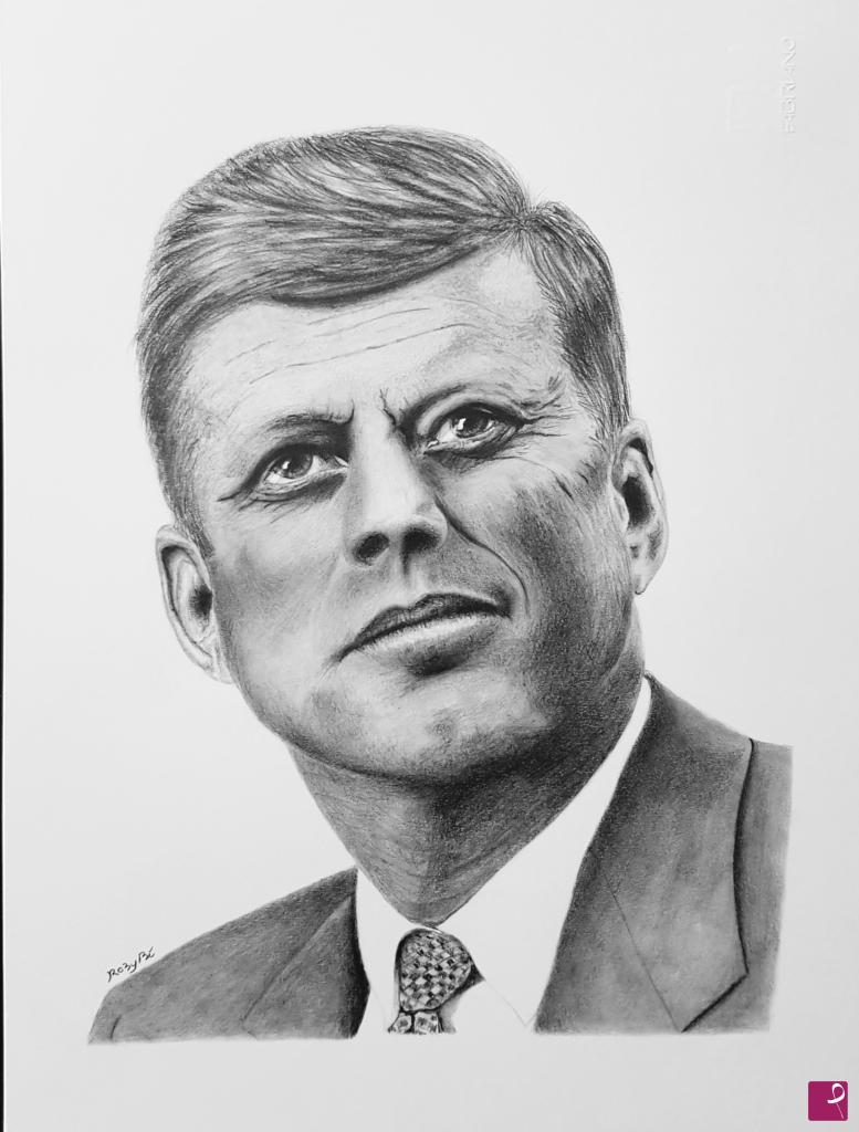 quadri in vendita online - John Fitzgerald Kennedy 