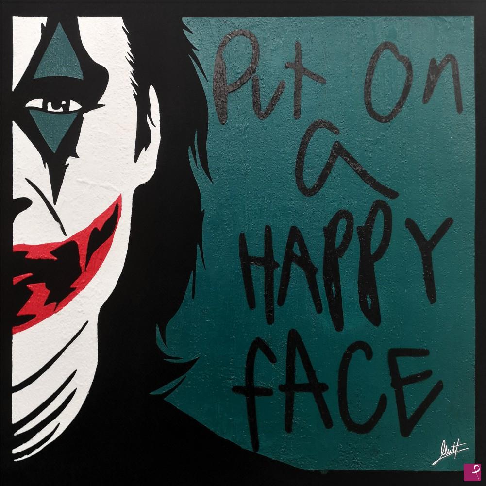 quadri in vendita online - JOKER - PUT ON A HAPPY FACE