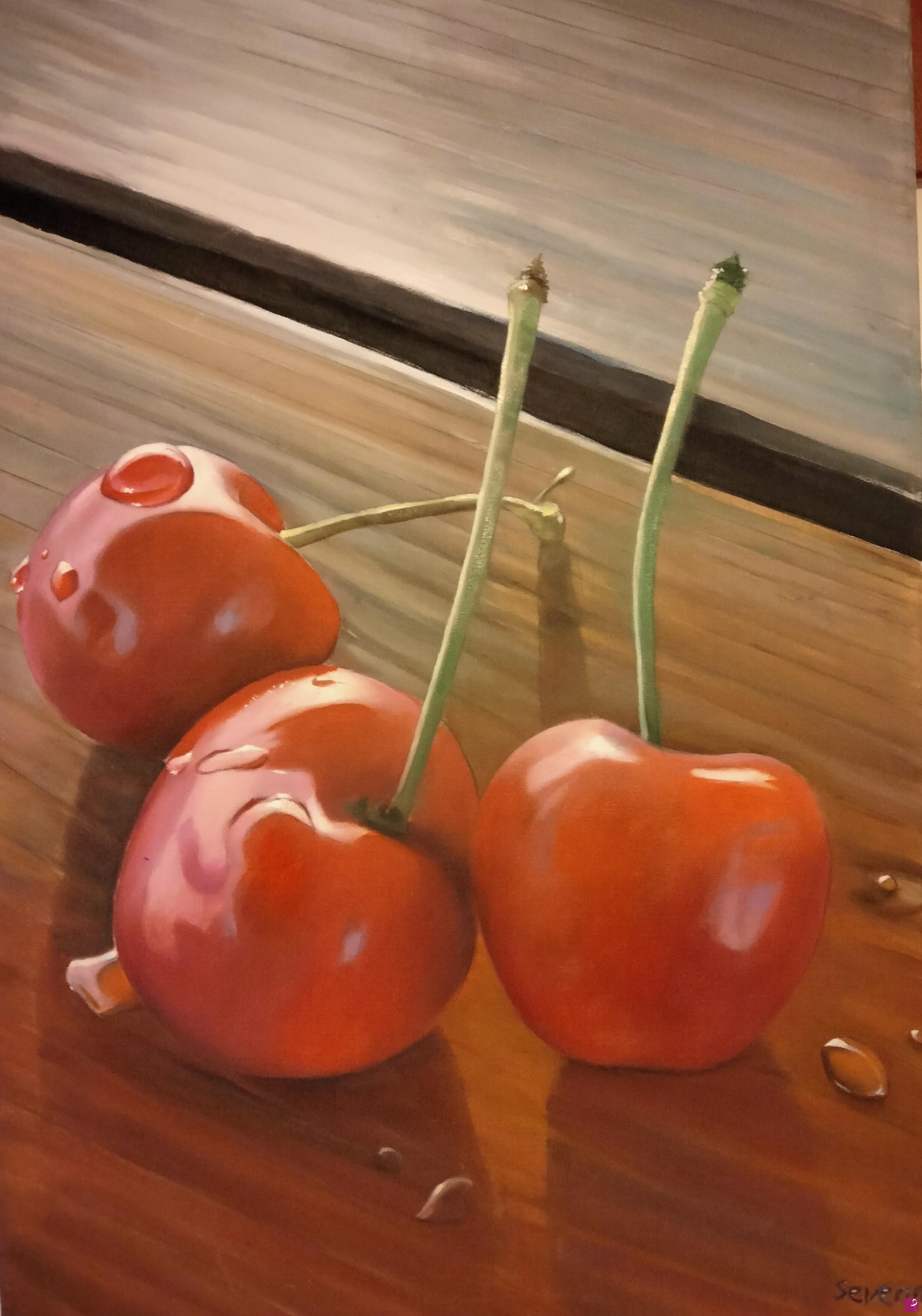 quadri in vendita online - 'June Cherries'