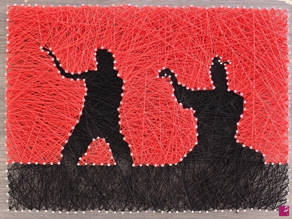 quadri in vendita online - Kill Bill String Art