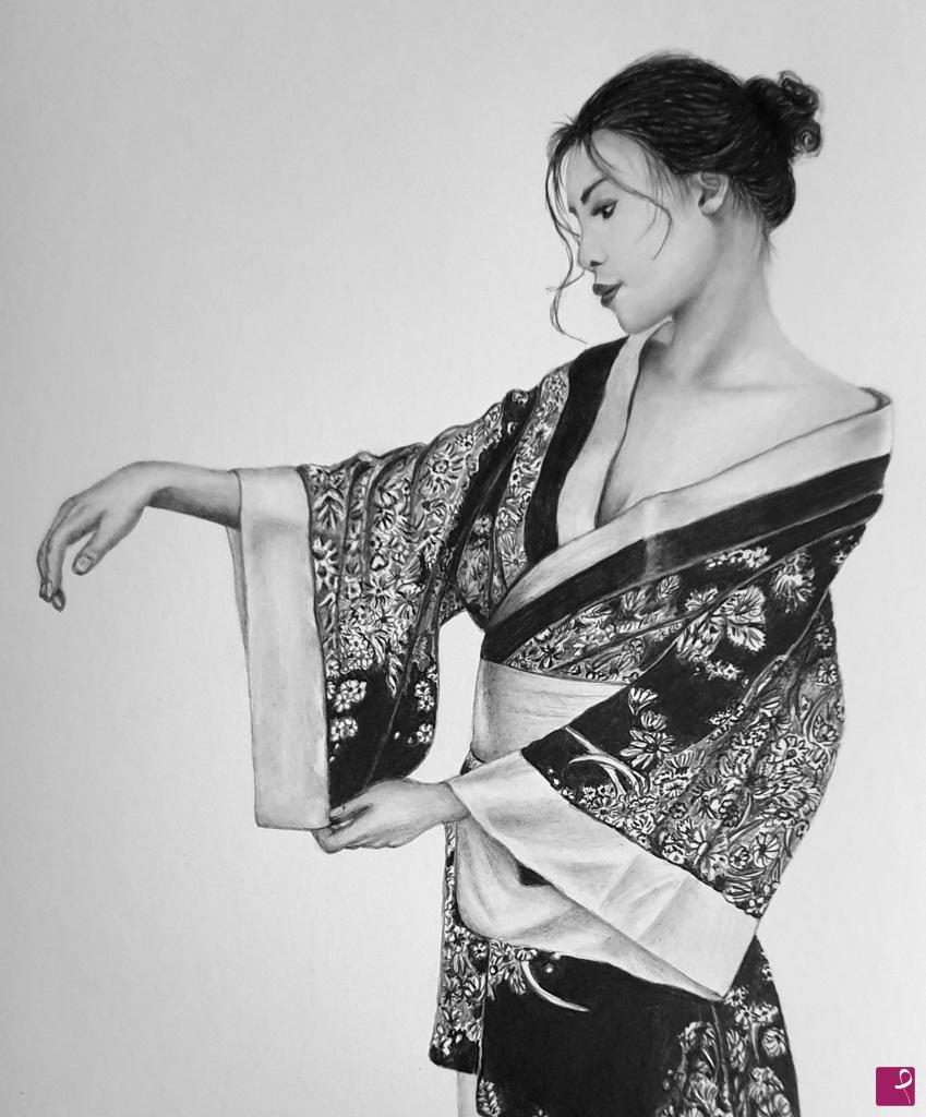 quadri in vendita online - Kimono 