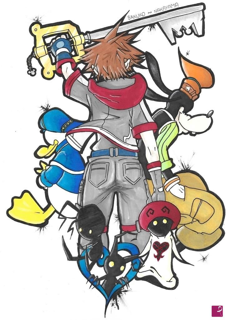 quadri in vendita online - Kingdom Hearts
