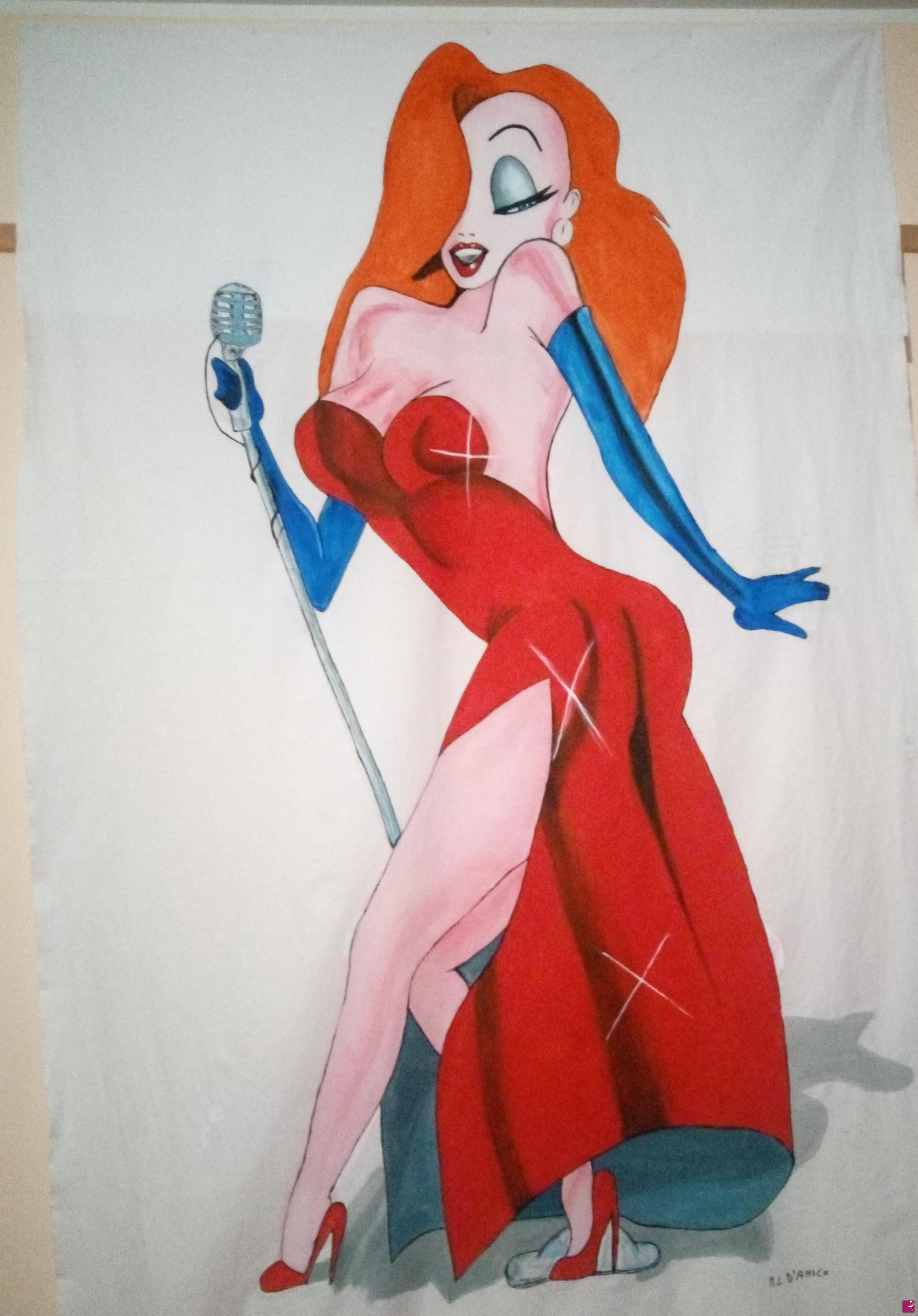 quadri in vendita online - La bella PIN up