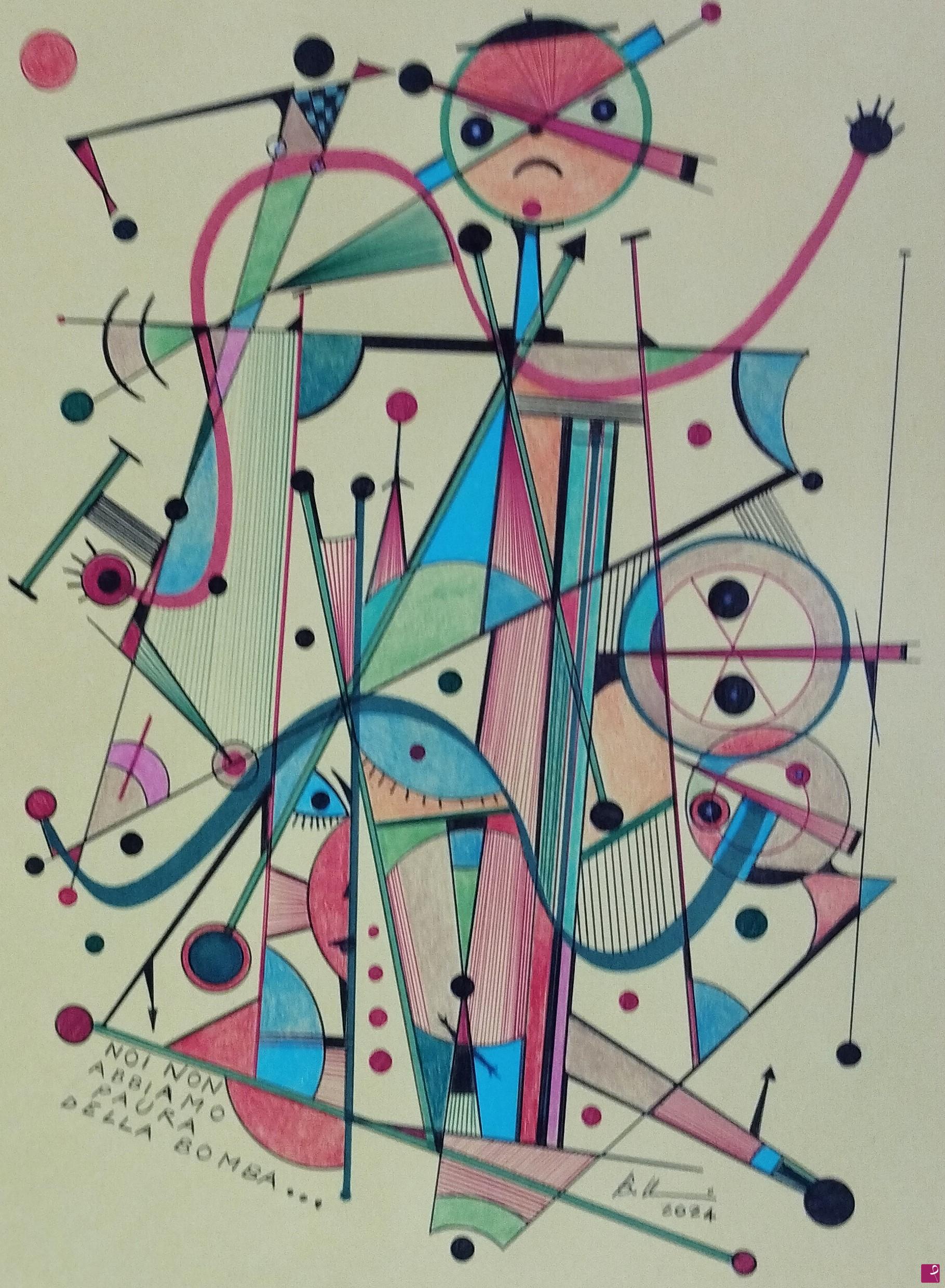 quadri in vendita online - La bomba atomica  - 2024 -
