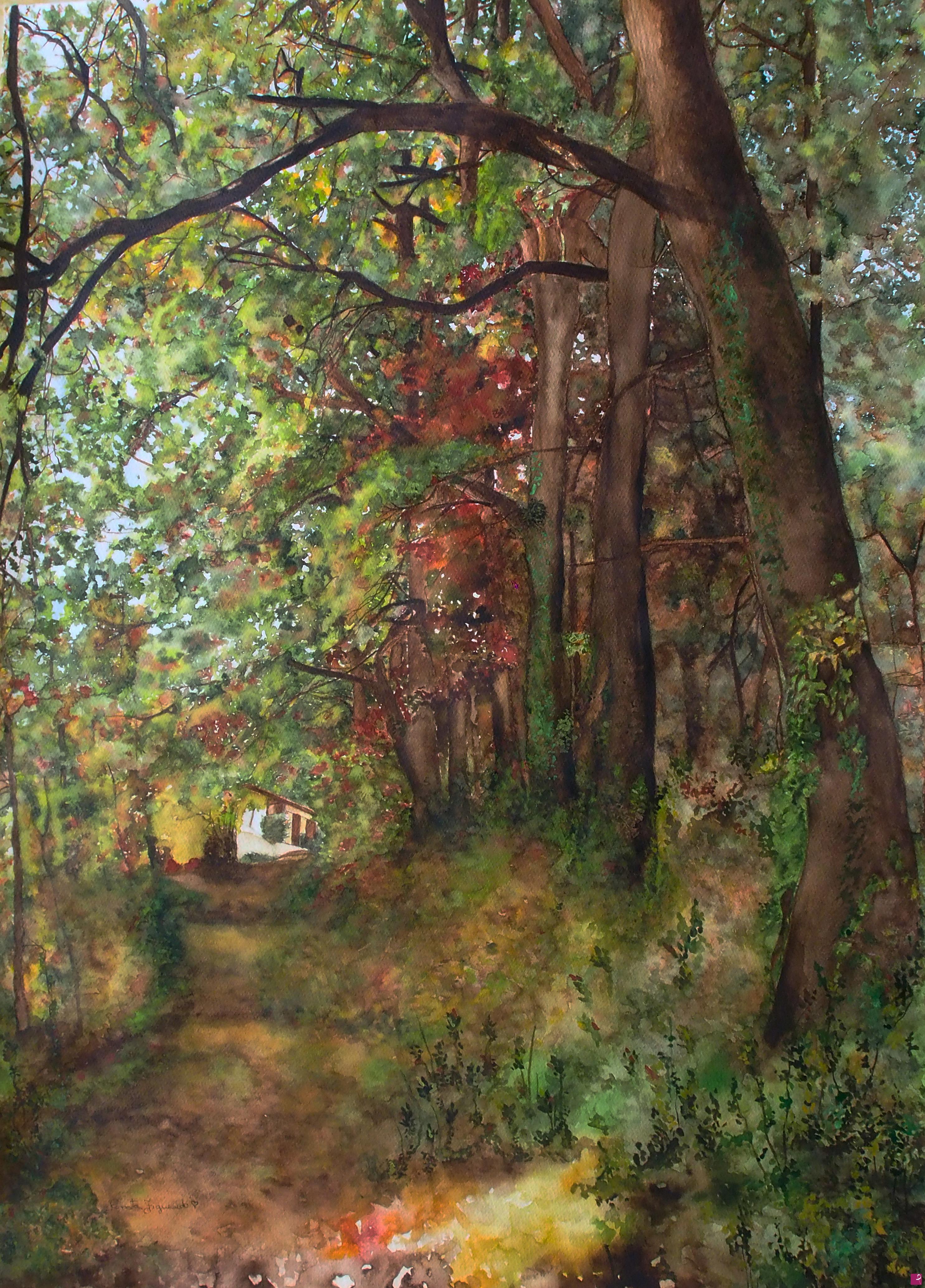 quadri in vendita online - La casa nel Bosco