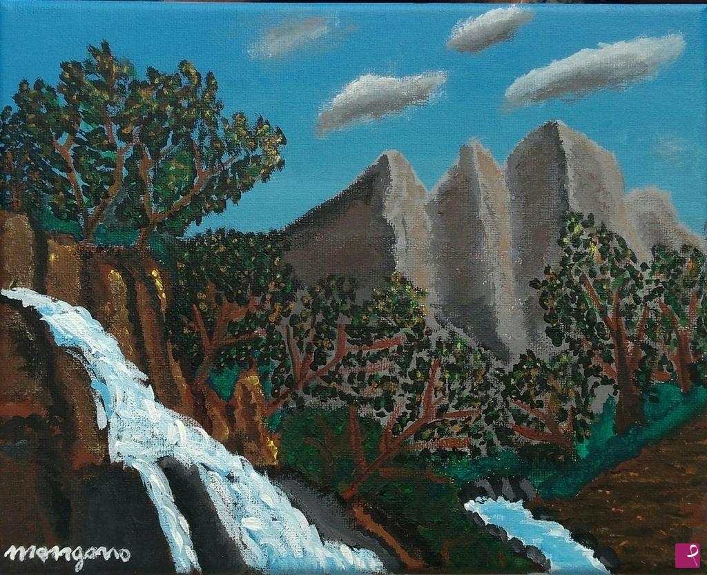 quadri in vendita online - La cascata