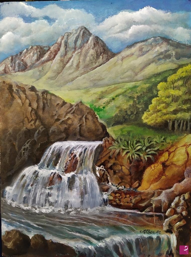 quadri in vendita online - La cascata