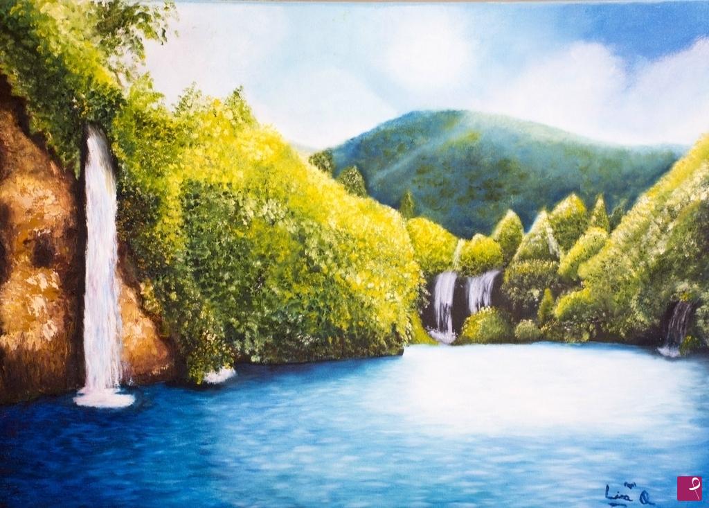 quadri in vendita online - La cascata